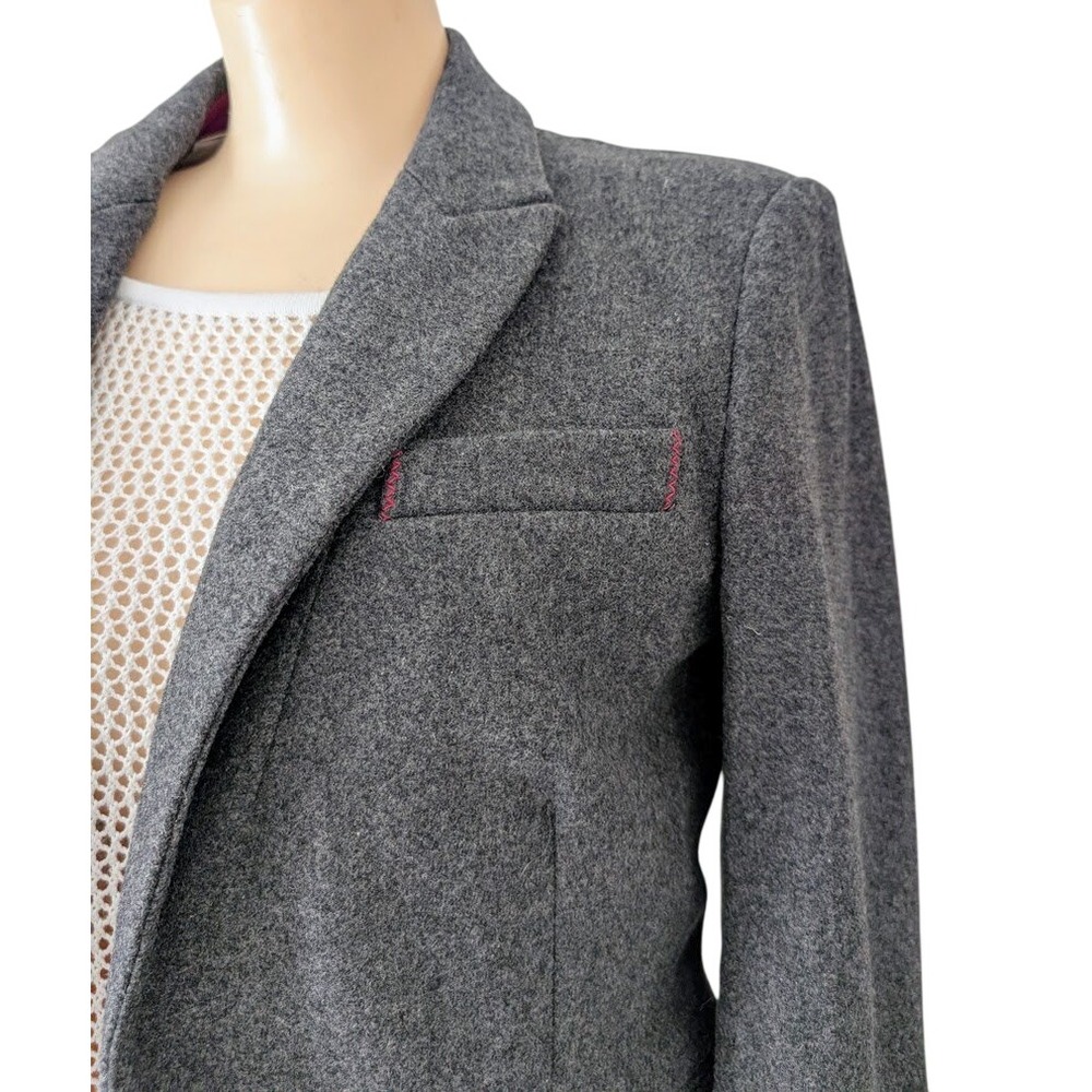 Banana Republic Wool Blazer Women Small Preppy Career Minimalist Jacket Academia - Picture 3 of 8